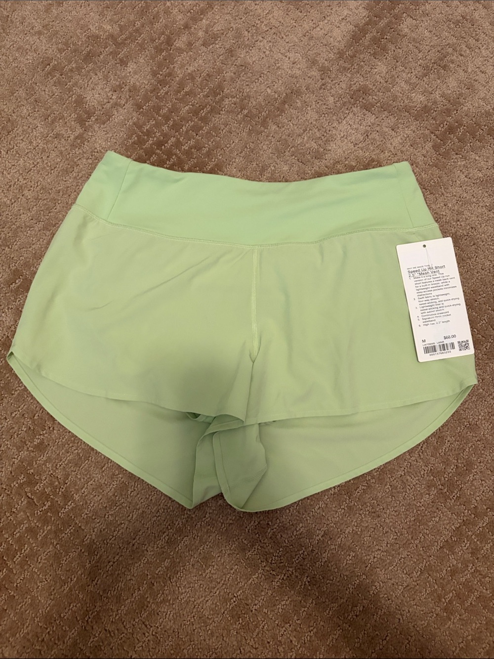 Lululemon speed up HR short with mesh vent